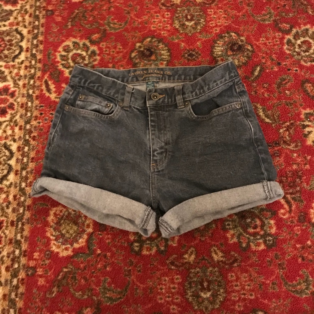 Mid-rise Denim Shorts